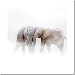 Elephant Animal Wildlife Jungle Nature Africa Adventure Discovery Digital Painting Posters and Art